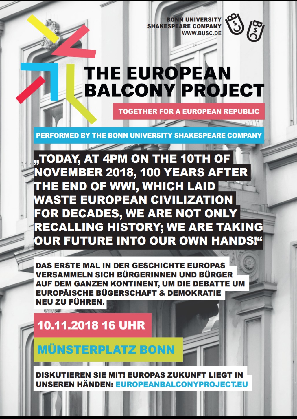 The European Balcony Project - Kunstaktion