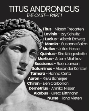 Cast of BUSC 2026 Titus Andronicus